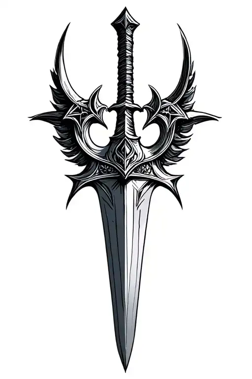 Dagger Valhalla Runes Symbol