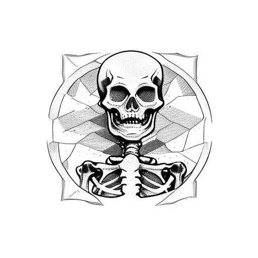 Skeleton With A Rudder