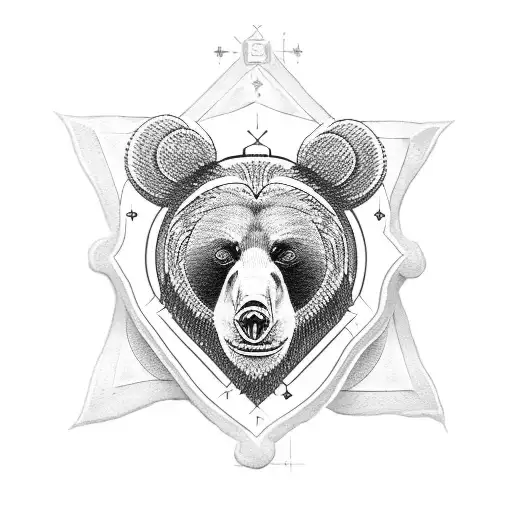 Bear With Orthodox Cross