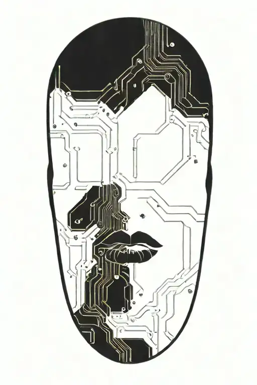 Circuit Board Pattern Forming The Shape