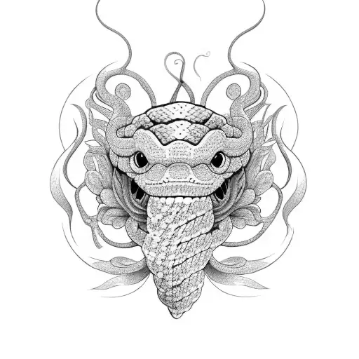 Flowering Snake Illustration