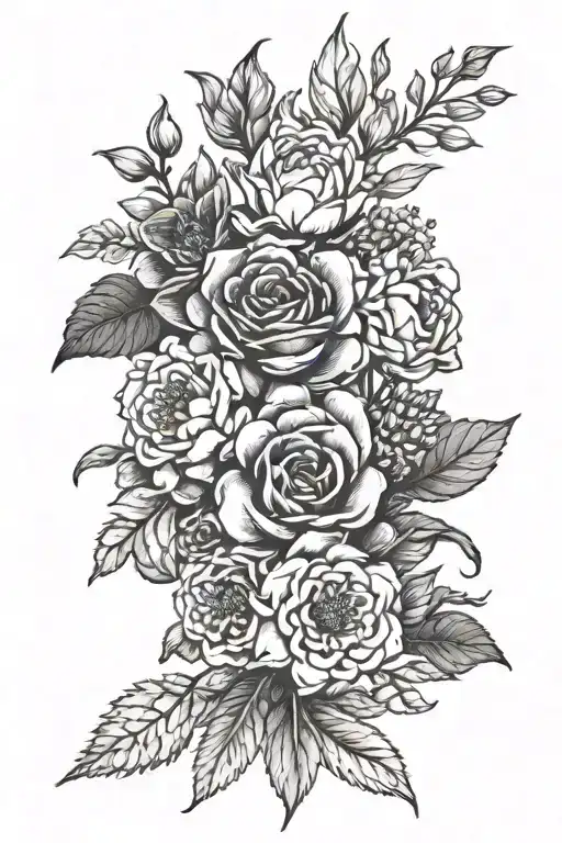 Birth Flower Bouquet