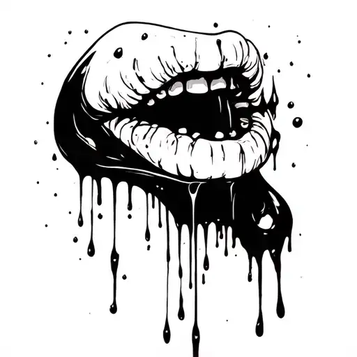 Black With Dripping Blood