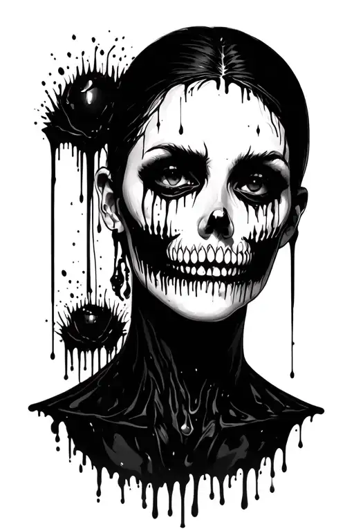 Black With Dripping Blood