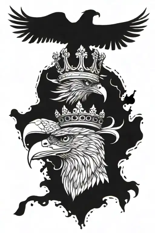 Evolution Of Bird Into Eagle That Wears A Crown