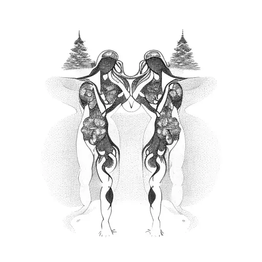 Adam And Eve With Tree