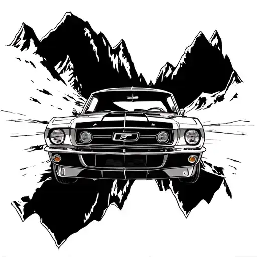 1966 Coup Mustang Mountain Peak