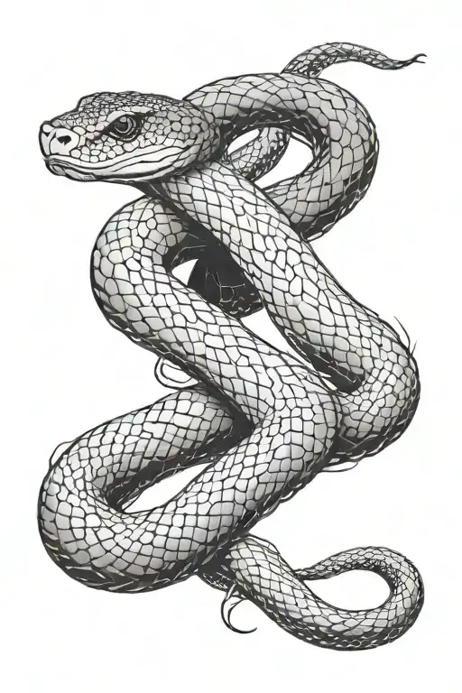 Snake Wrapping Arm Sleeve