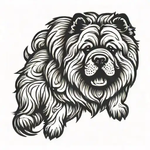 Create A Chow Chow Dog Tatooo