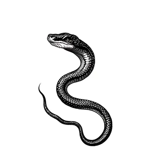 Snake Witout Skin