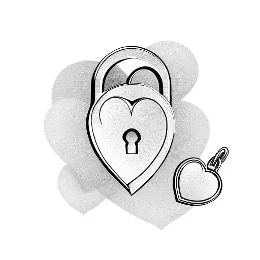 A Heart-shaped Lock And Key Symbolizing Love And Forgiveness