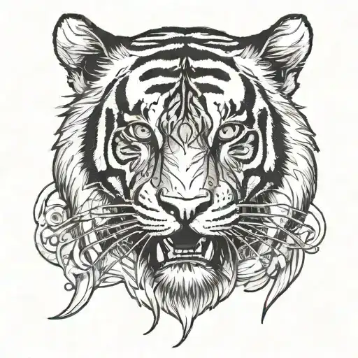 Death Themed Tiger