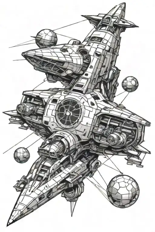 Endurance Space Ship From The Movie Interestelar