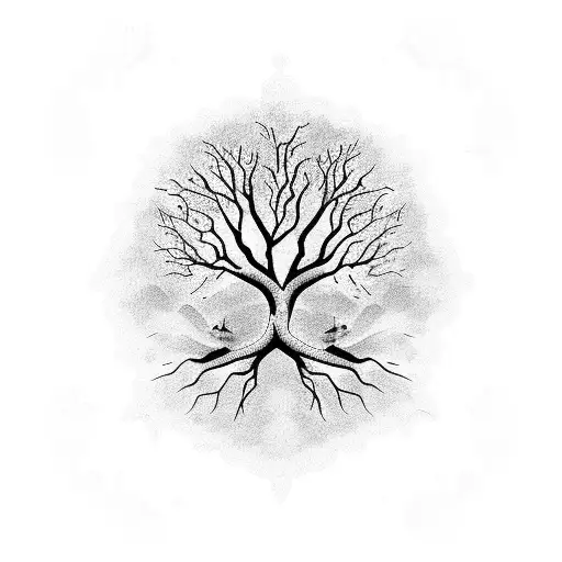 Tree Of Life With 7 Branches