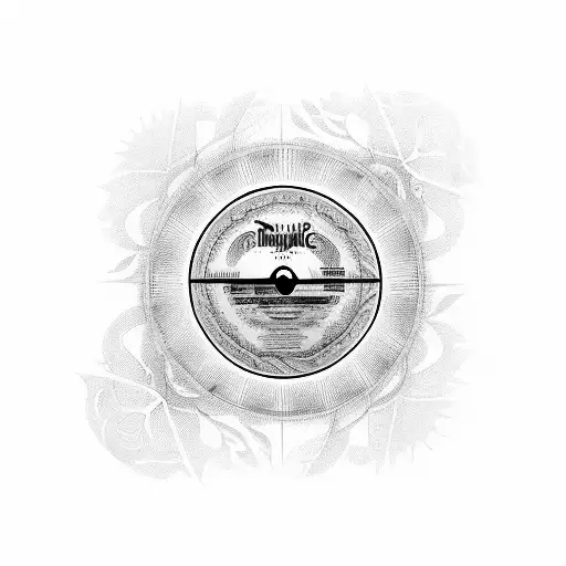 A Vinyl Record With Brazilian Popular Music Lyrics Engraved On It