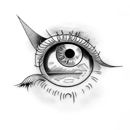 Eye And Moon