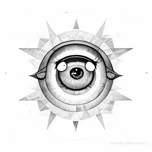 Eye And Moon Simetric