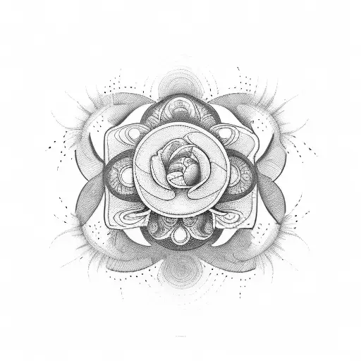 Psycodhelic Flowers And Trance Music