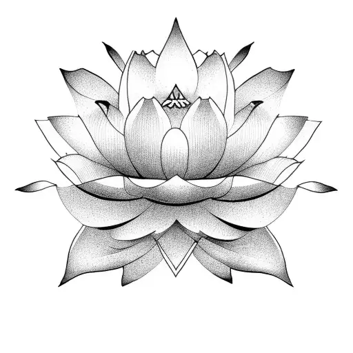 Lotus Flower On The Hip