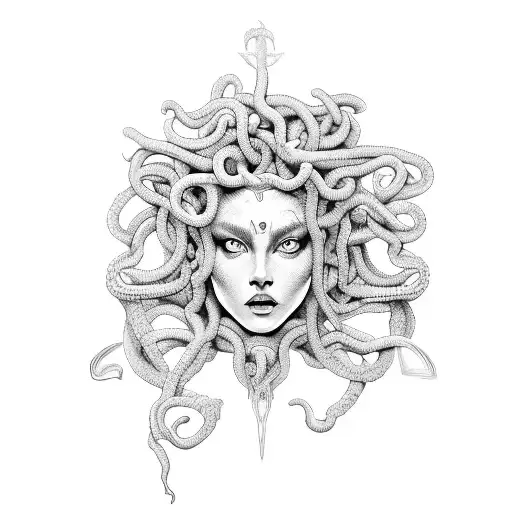Medusa Com Corpo