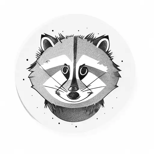 Cartoon Raccoon Cute