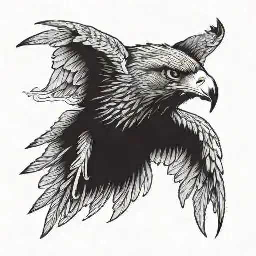 Golden Eagle With Storm