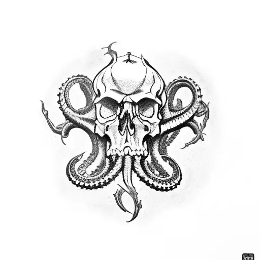 Skull Kraken Death