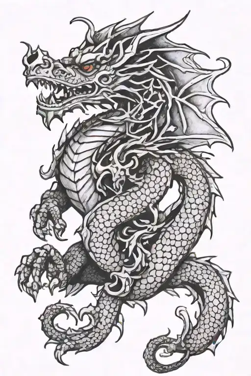 Medieval Dragon And