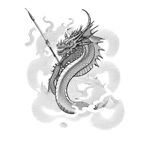 Geisha With A Dragon