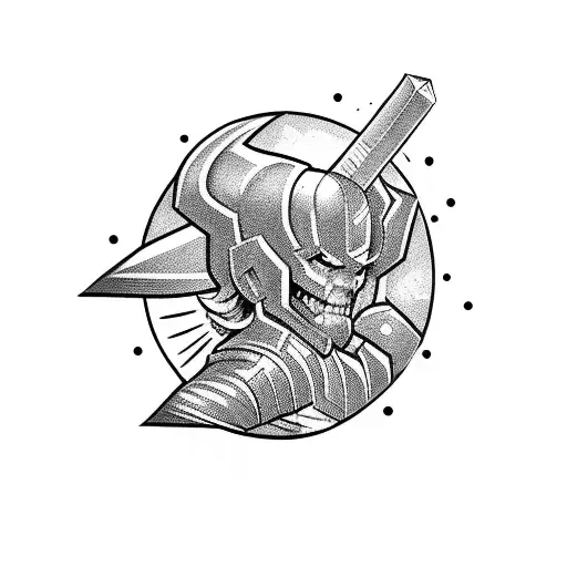 A Series Of Iconic Comic Book Weapons Forming A Sleeve