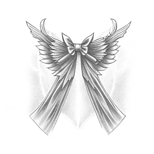 Angel And Demon Bow In Respect
