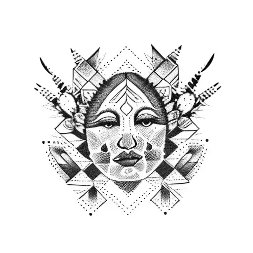 Indigenous Cactus Woman