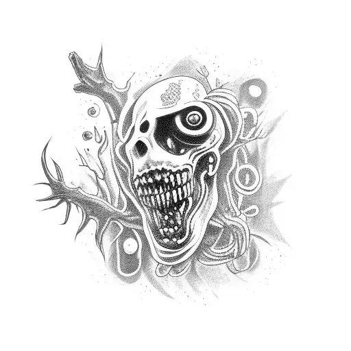 A Zombie Animal Band Performing In A Nature-inspired Concert