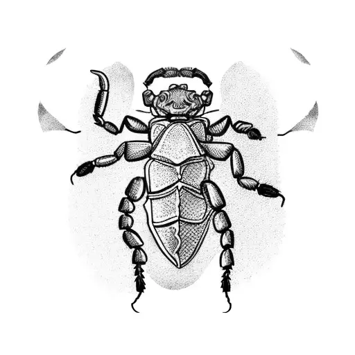 A Powerful Scorpion Lifting Weights With A Barbell