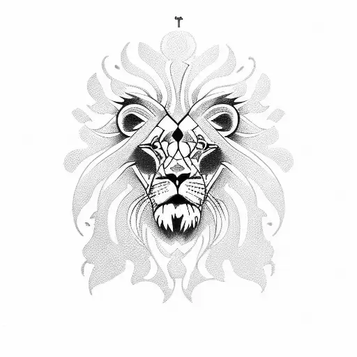 Lion Watch And Cross Of Crist