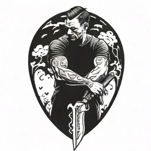 Man Stabbed In The Back With A Knife