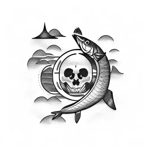 Fisherman Over The Moon