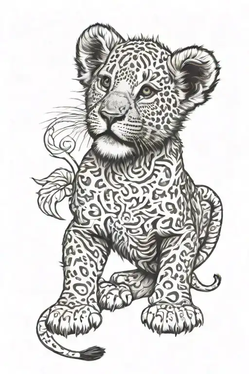 Lion Cub With First Name Liam