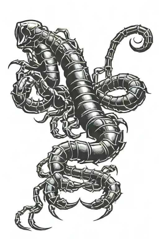 Scorpion And Letters J And I