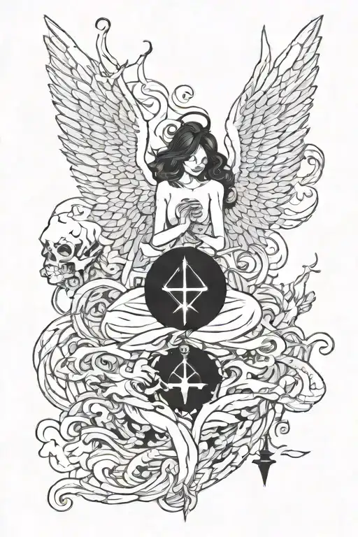 Balance Karma 888 Fallen Angel Demon War And Love