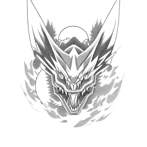 Agumon In Front Fire Fireball Wargreymon Behind The Coast