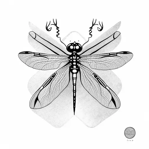 Dragonfly With Antlers