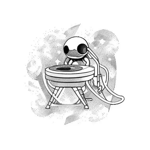 A Cosmic Dj Mixing Music On A Black Hole Turntable