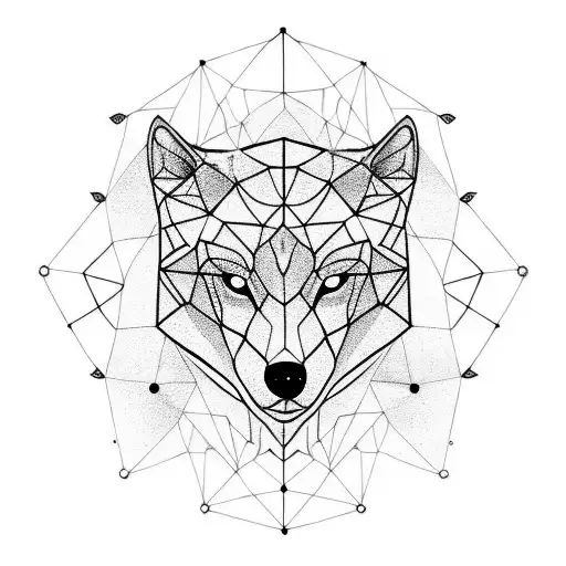Geometric Wolf Constellation