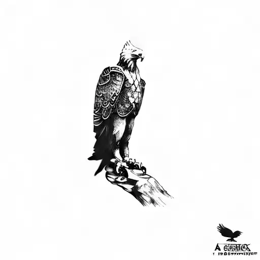 A Statue Of An Eagle