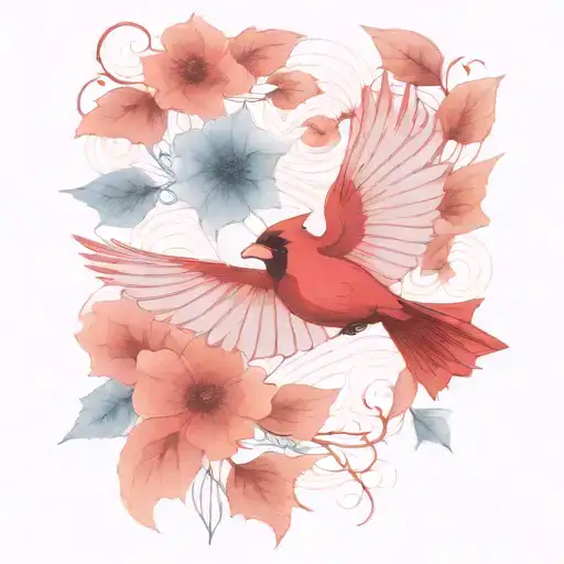 Cardinal Flying