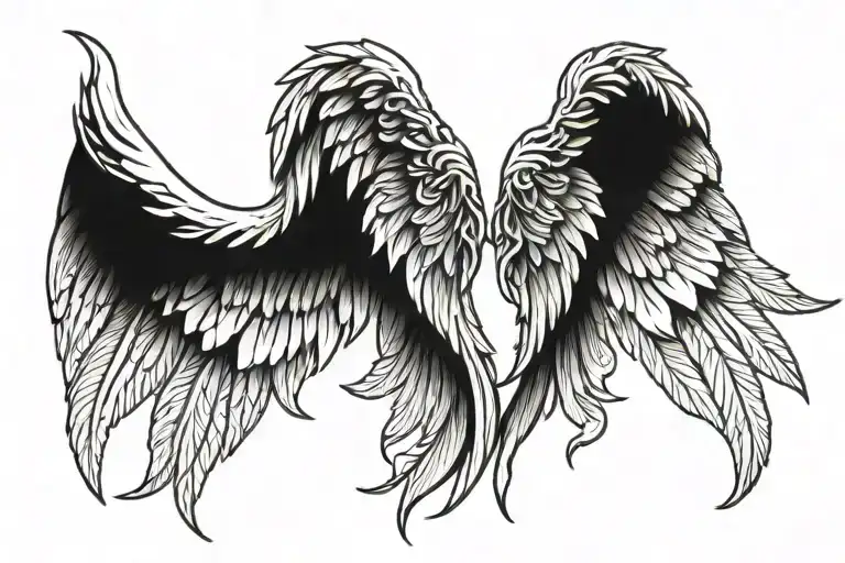 Angel Wings Spread