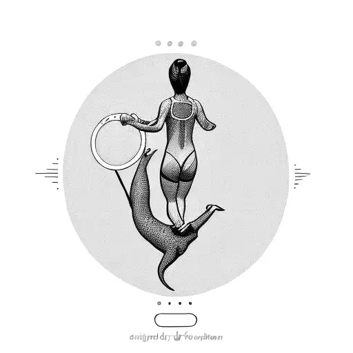 Woman Diving Into Water Wearing Swimwear