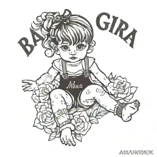 Baby Girl Leg And Her Name Aaradhya