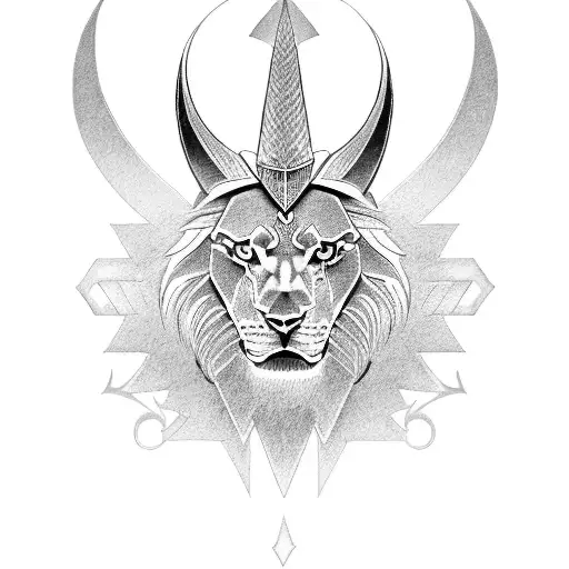 Anubis Lion Head